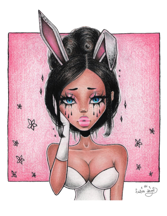 SAD BUNNY PRINT